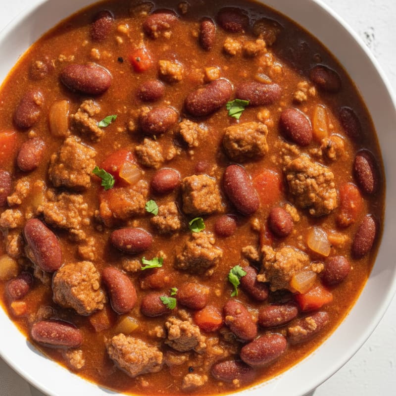 Hearty Beef and Bean Chili