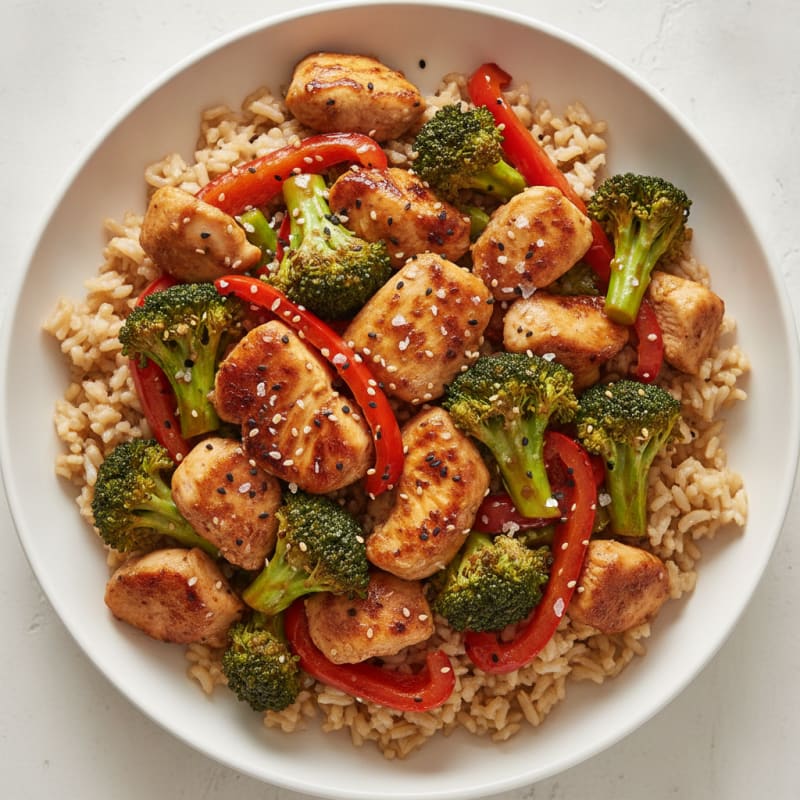 Teriyaki Chicken and Broccoli Stir-Fry