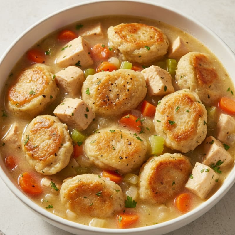 Homestyle Chicken and Herb Dumplings