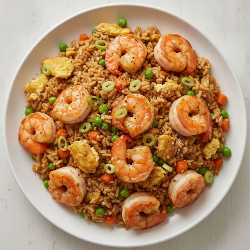 Shrimp and Vegetable Fried Rice