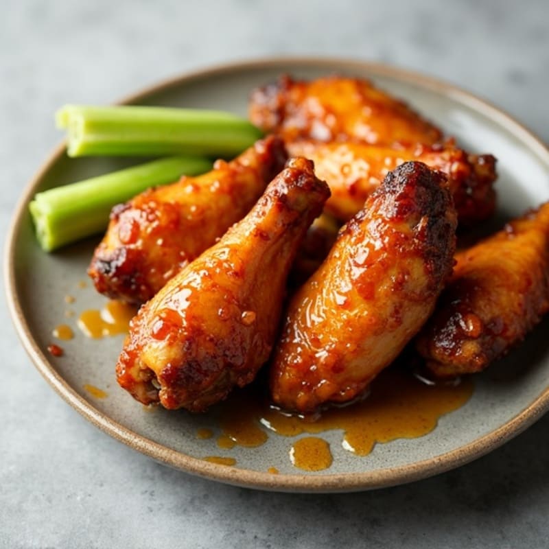 Crispy Baked Honey Garlic Chicken Wings