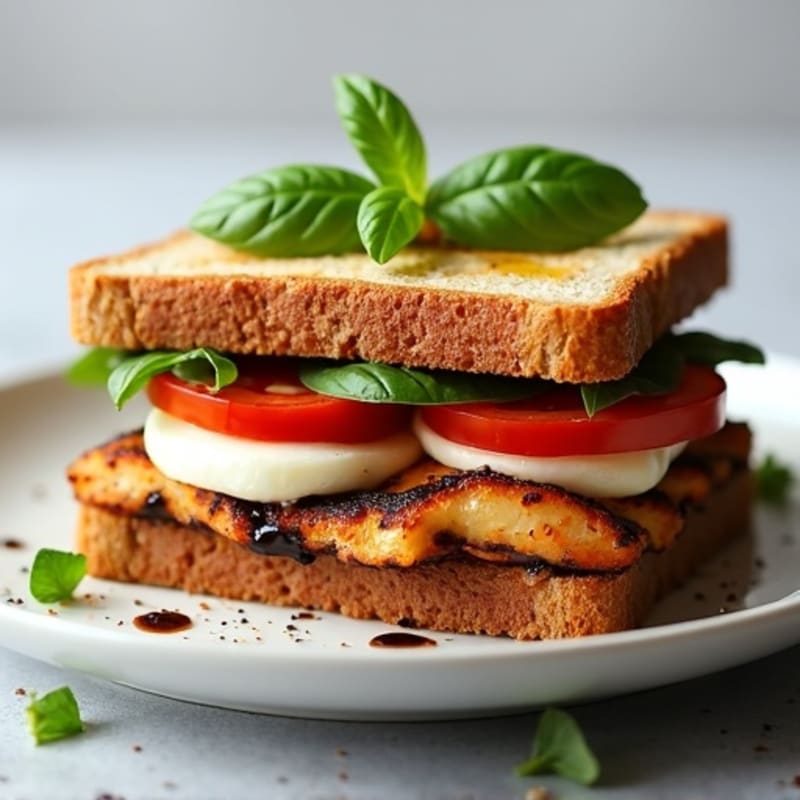 Healthy Grilled Caprese Sandwich