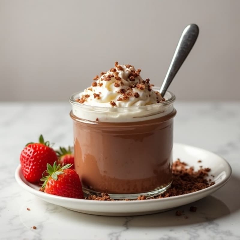 Creamy Greek Yogurt Chocolate Protein Pudding