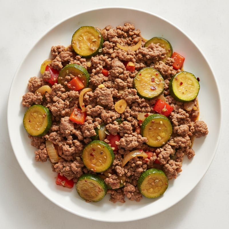 Ground Beef and Vegetable Skillet