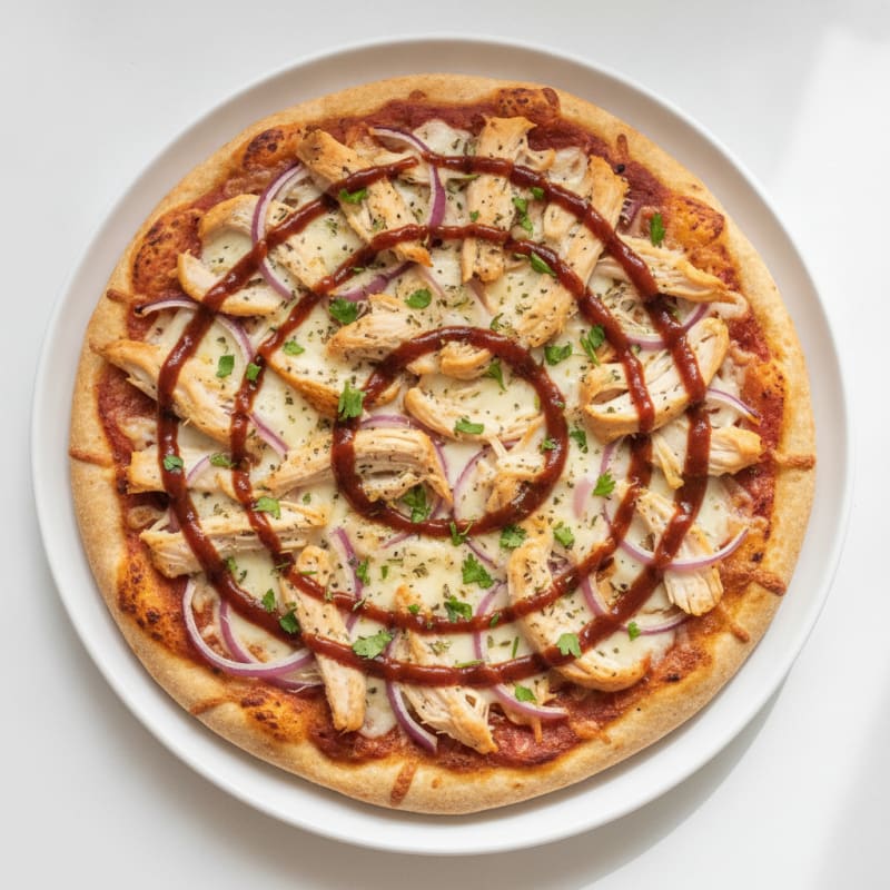High-Protein BBQ Chicken Pizza