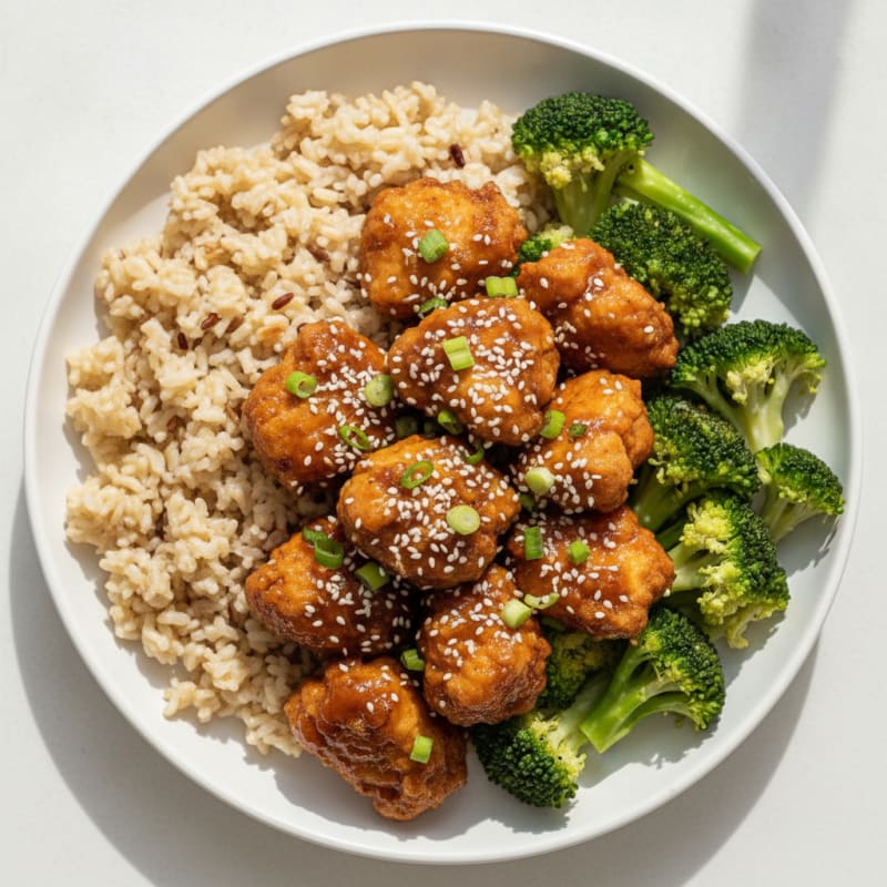 Clean-Eating General Tso's Chicken