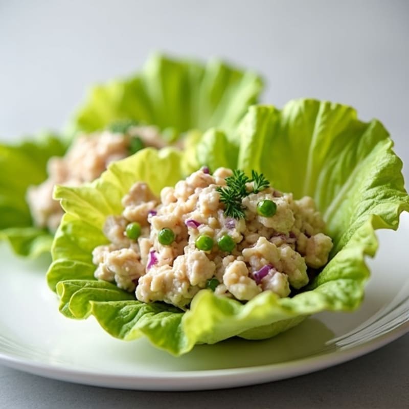 Tuna Salad Lettuce Wraps