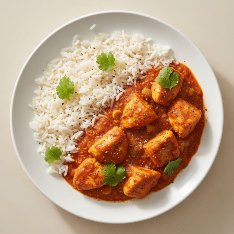 Spiced Butter Chicken with Basmati Rice
