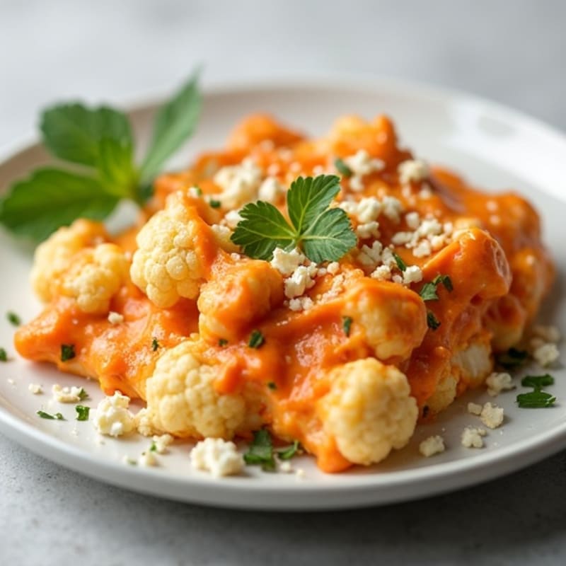 Creamy Buffalo Chicken Baked Casserole