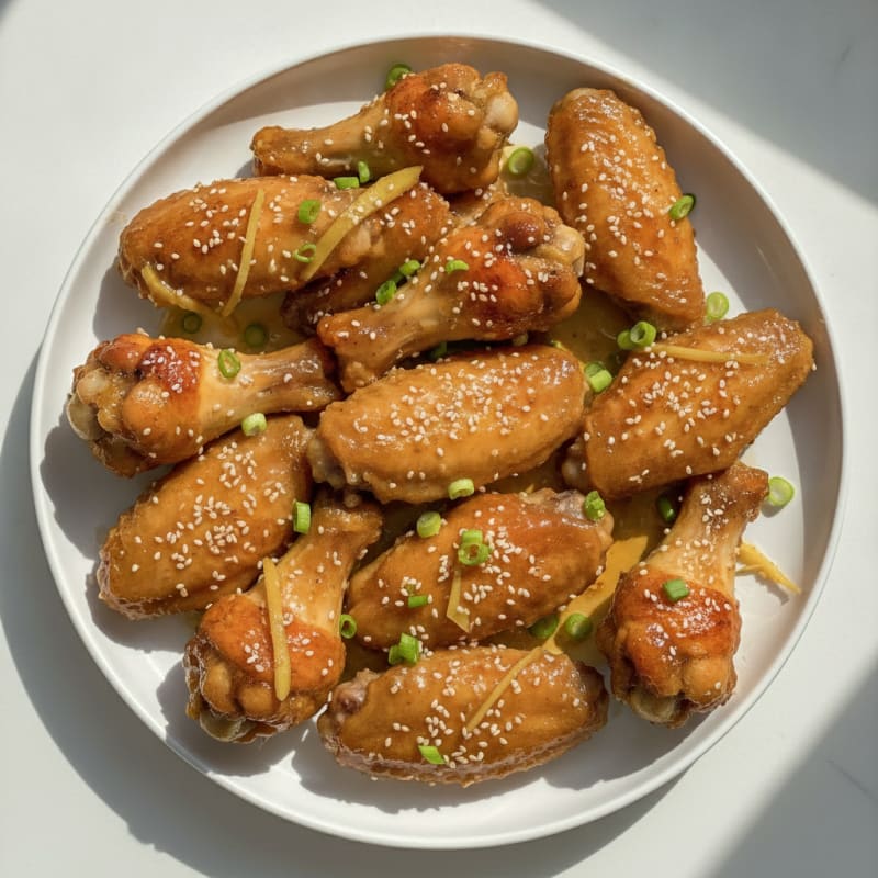 Baked Honey-Garlic Chicken Wings