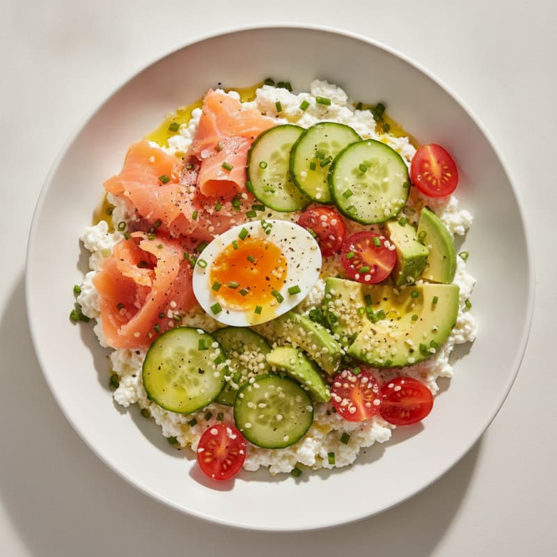 Savory Cottage Cheese Breakfast Bowl