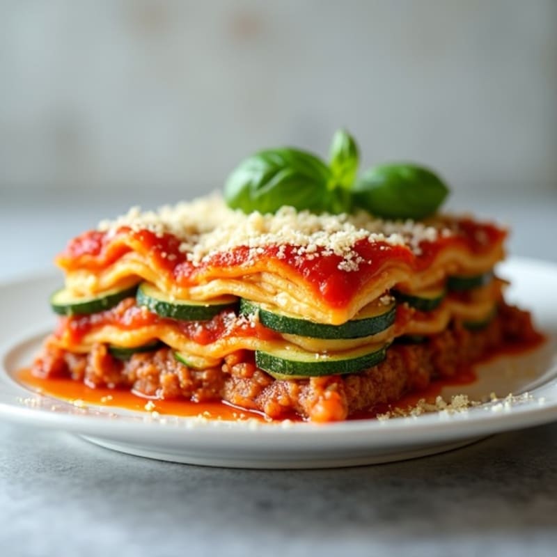 Protein-Packed Zucchini Lasagna with Grass-Fed Beef
