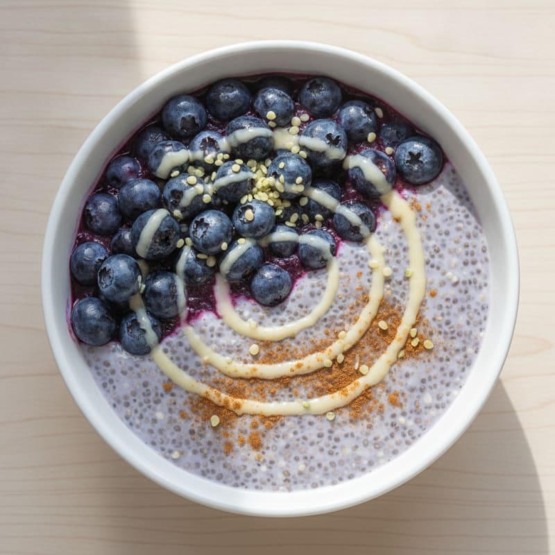 Blueberry Chia Seed Pudding
