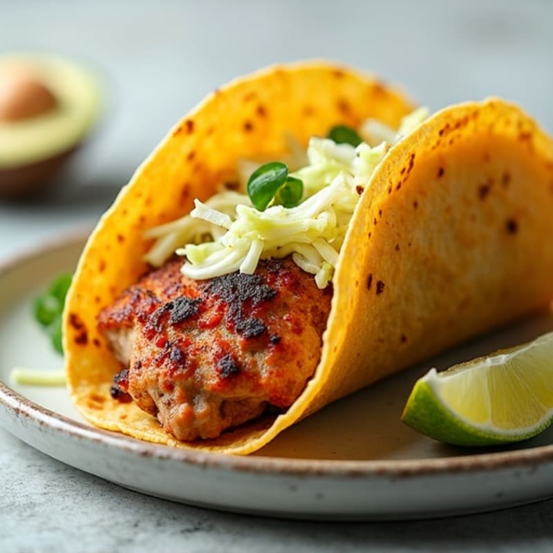 Crispy Slow-Cooked Pork Tacos with Fresh Cabbage Slaw