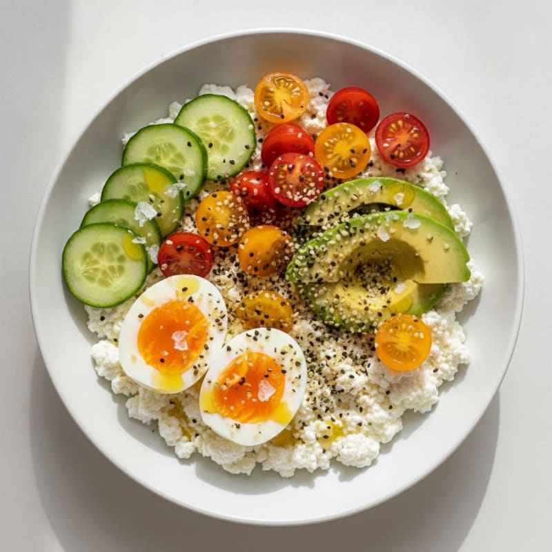 Savory Cottage Cheese Breakfast Bowl