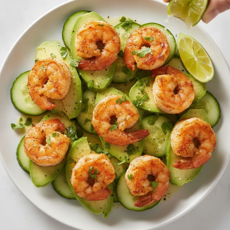 Spicy Avocado Lime Shrimp Bites