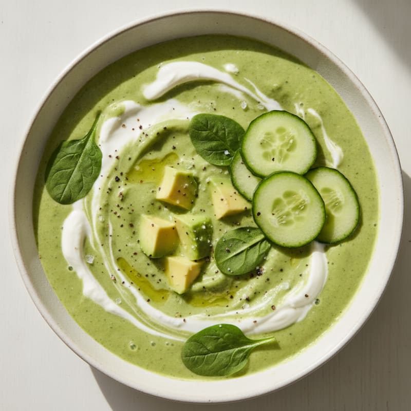 Savory Green Protein Power Smoothie