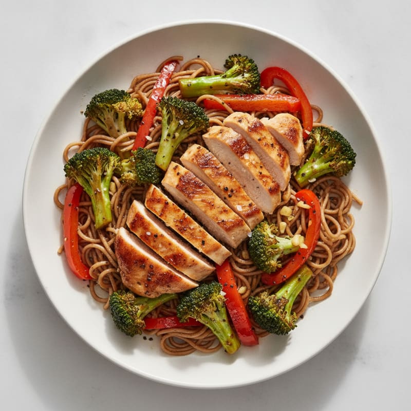 Hoisin Chicken with Stir-fried Vegetables