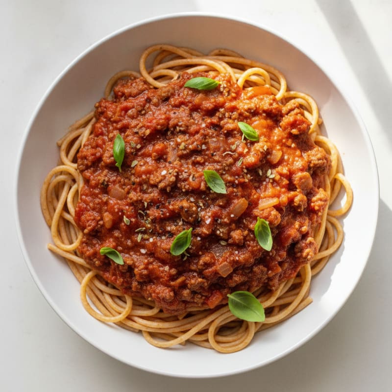 Classic Beef Spaghetti Bolognese