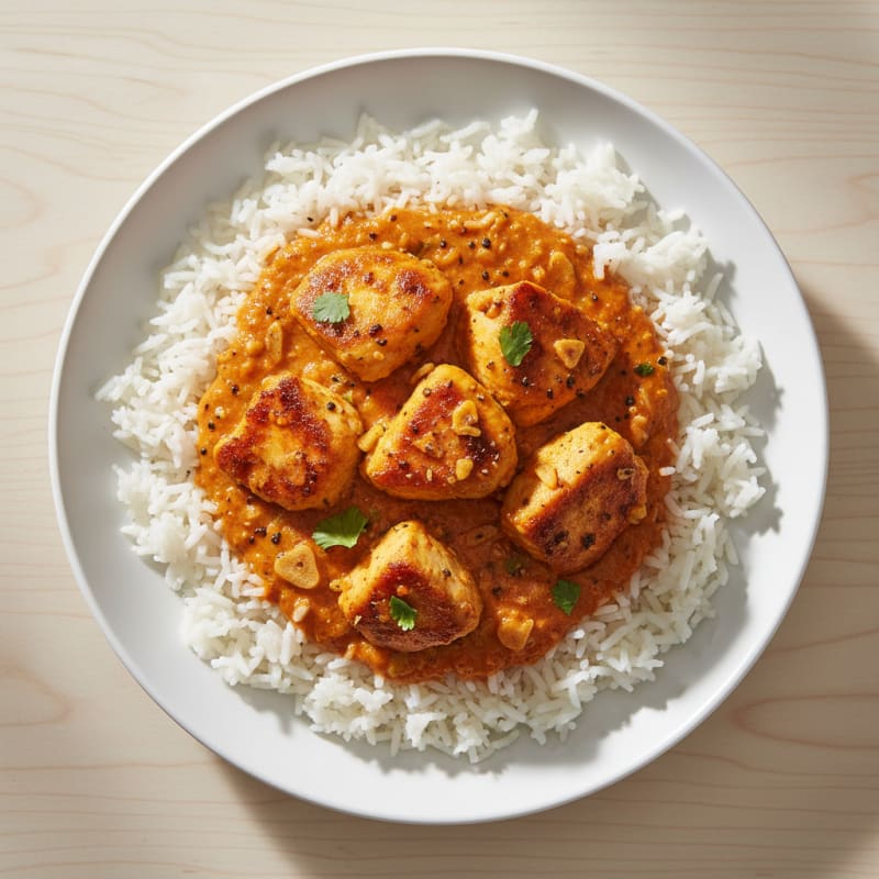 Creamy Spiced Butter Chicken with Basmati