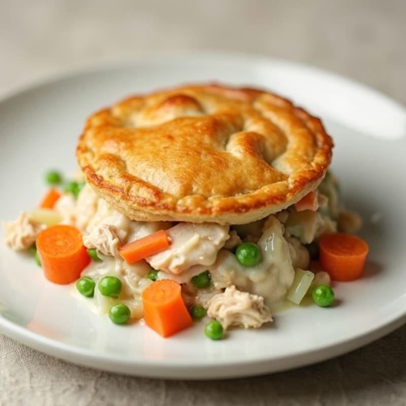 Healthy Creamy Chicken Pot Pie