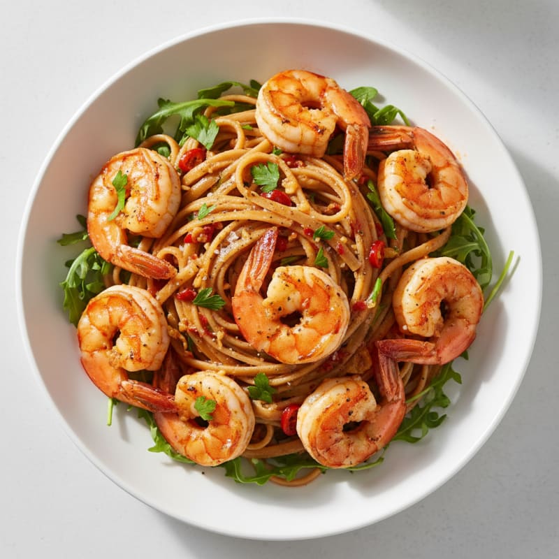 Spicy Calabrian Chili Shrimp Scampi