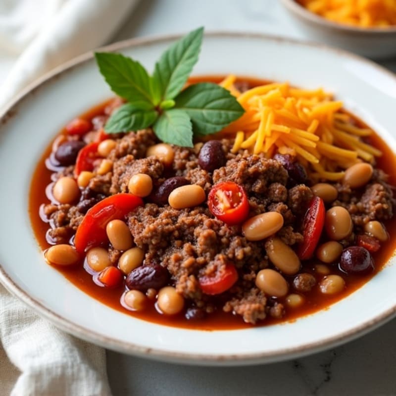 Hearty Lean Beef and Bean Chili