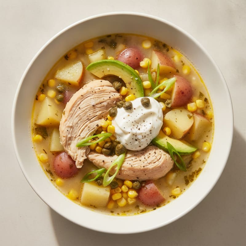 Colombian Chicken and Potato Soup