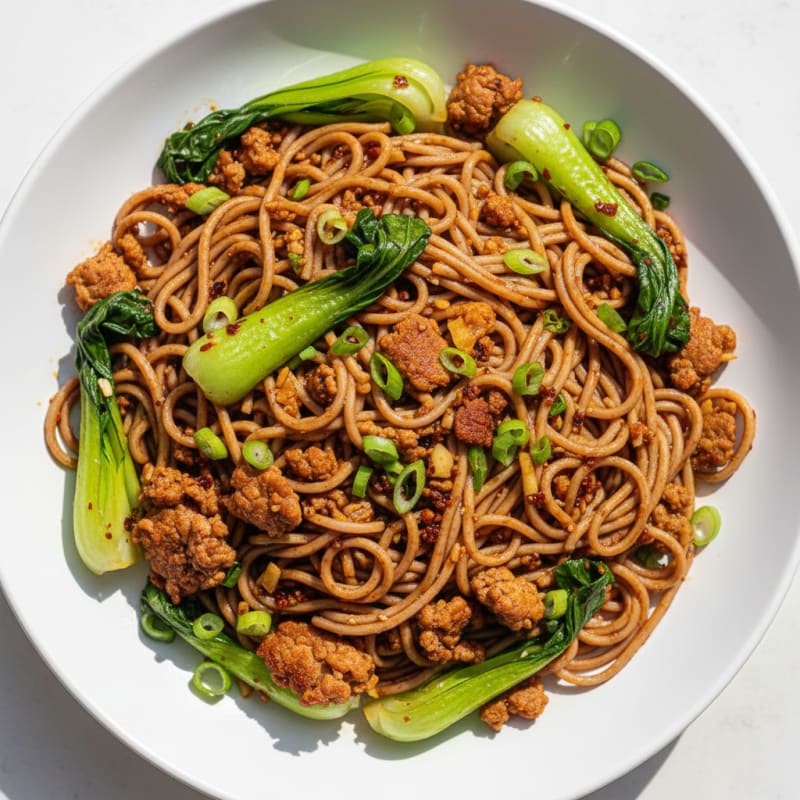 Sichuan Chili Pork Dan Dan Noodles