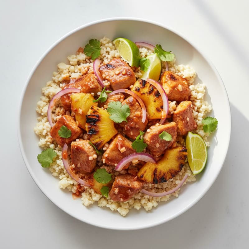 Al Pastor Cauliflower Rice Bowl