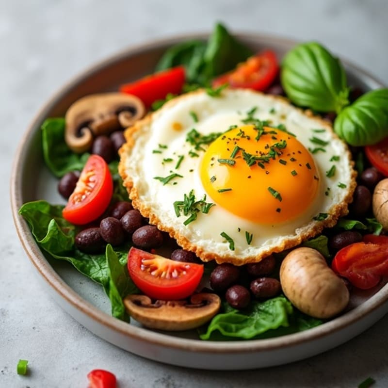 Hearty Protein-Packed Veggie Scramble