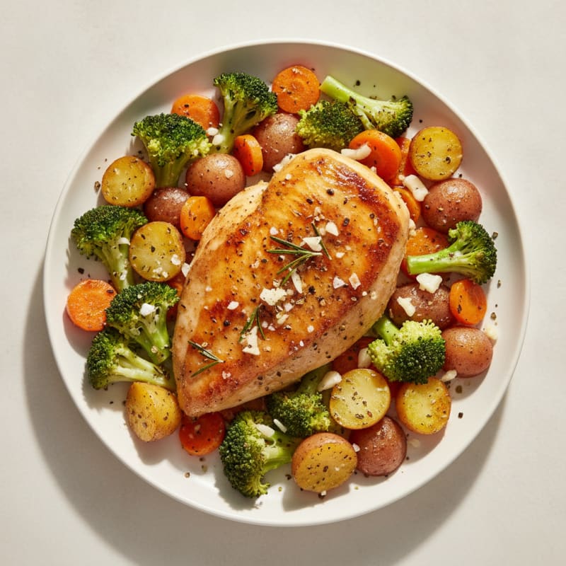 Garlic Herb Roasted Chicken