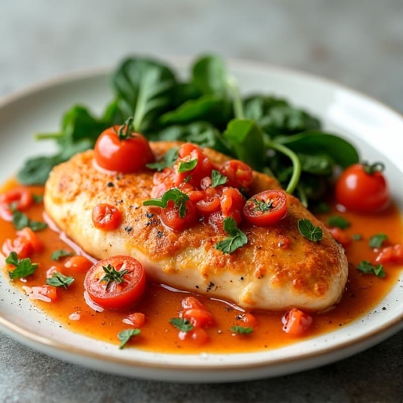 Creamy Spiced Tomato Chicken