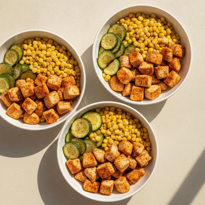 Chicken and Corn Meal Prep Bowls