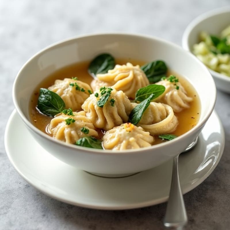 Lightened-Up Chicken and Herb Dumplings