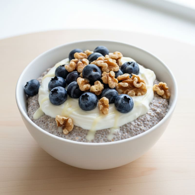 Creamy Chia Seed Pudding Parfait