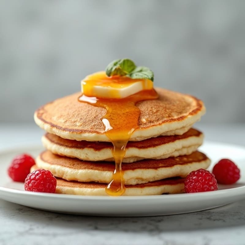 Fluffy Greek Yogurt Protein Pancakes