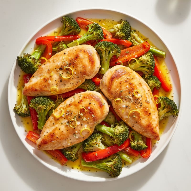 Sheet Pan Lemon Herb Chicken