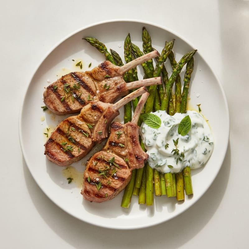 Grilled Herb Lamb Chops