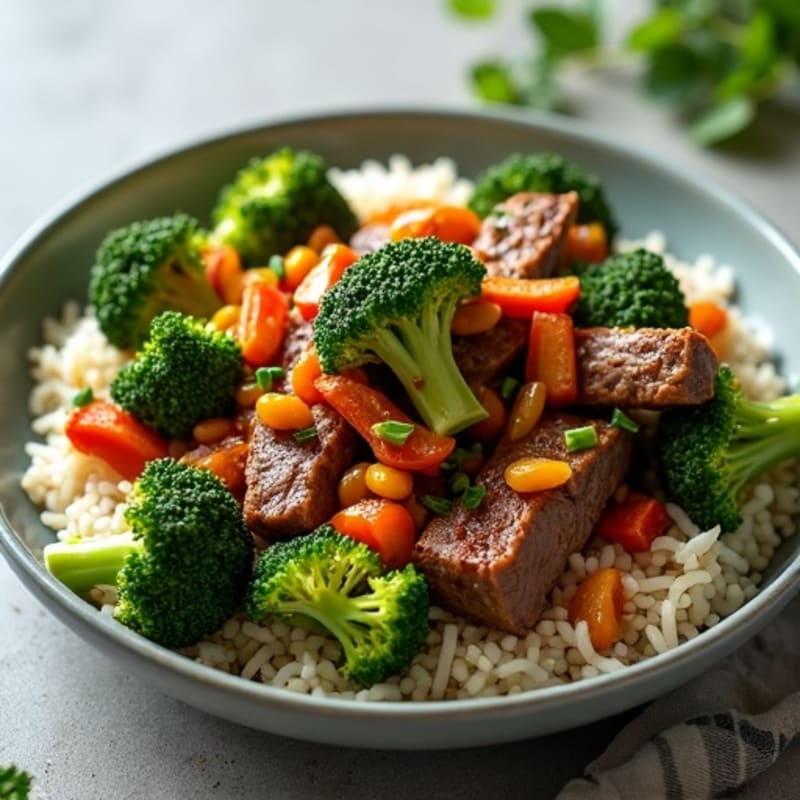Garlic Ginger Beef and Broccoli Stir-Fry