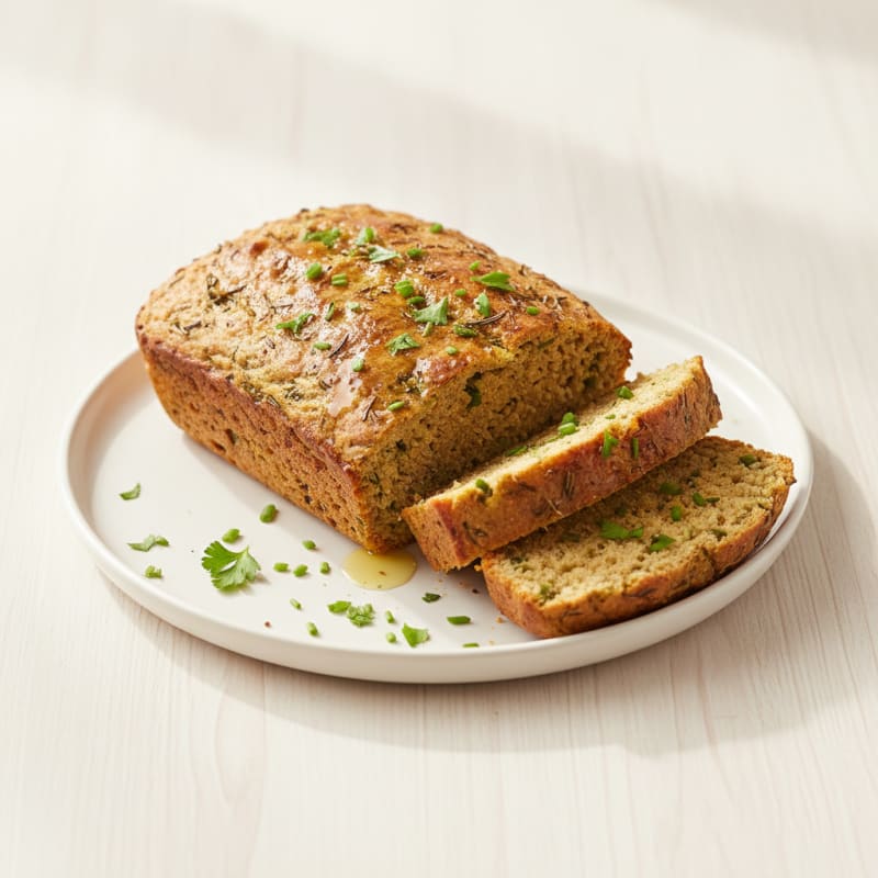 Savory Chickpea Herb Quick Bread