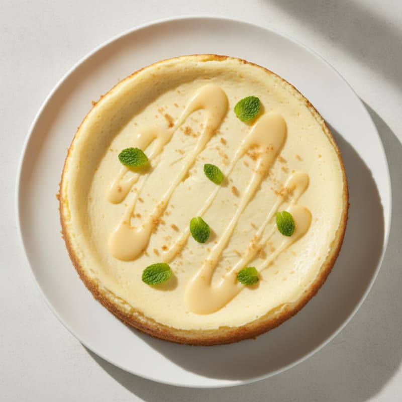 Silky Greek Yogurt Protein Cheesecake
