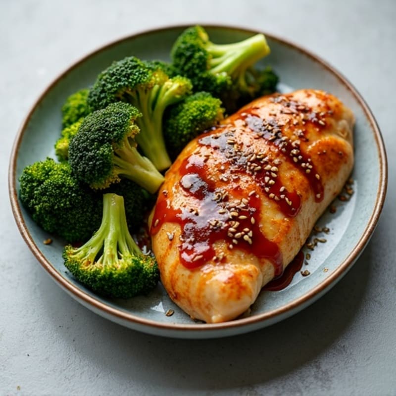Sheet Pan Teriyaki Chicken with Crispy Roasted Broccoli