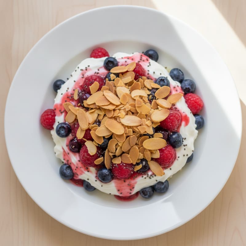 Creamy Greek Yogurt Protein Parfait with Berries
