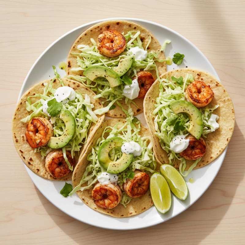 Smoky Chili-Lime Shrimp Tacos