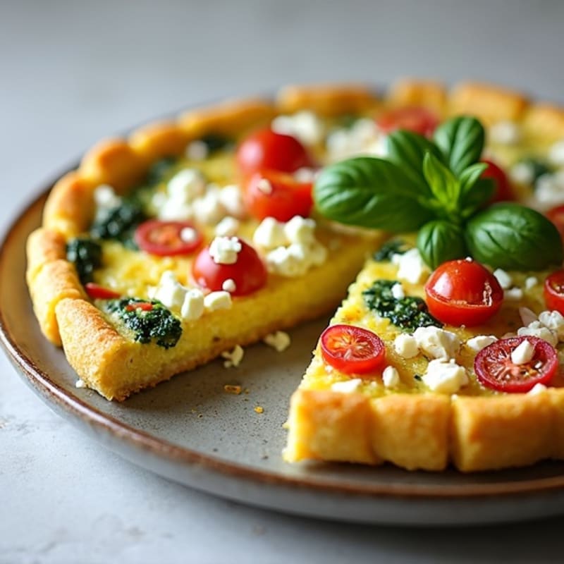 Fluffy Mediterranean Veggie Frittata