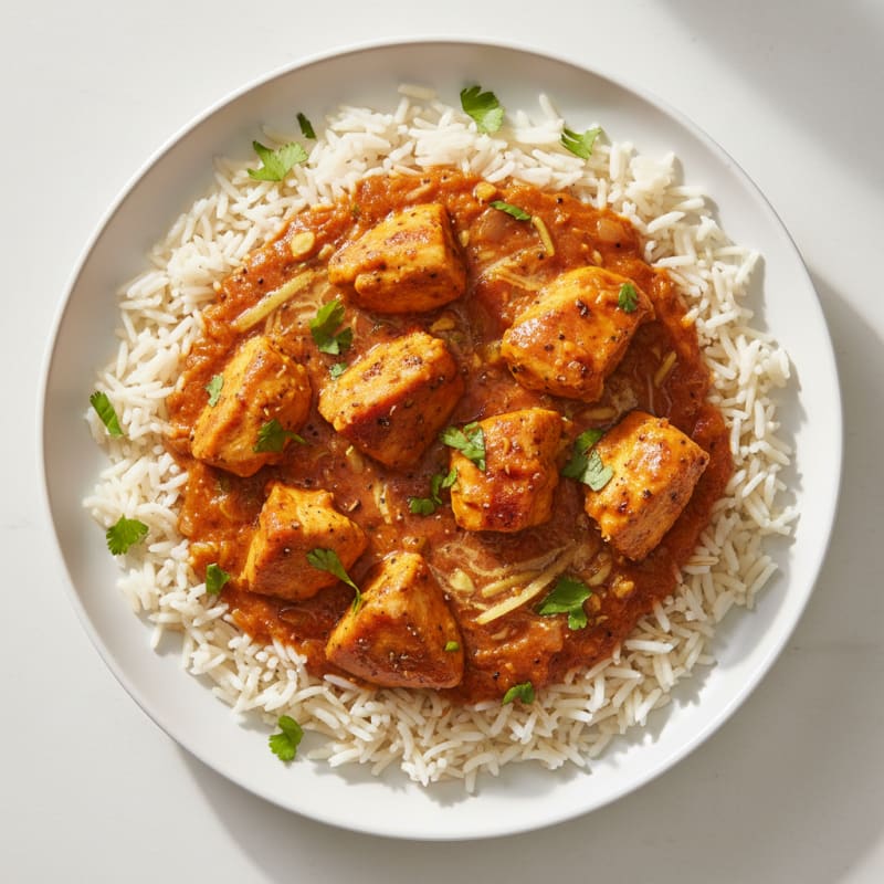 Creamy Spiced Butter Chicken with Basmati