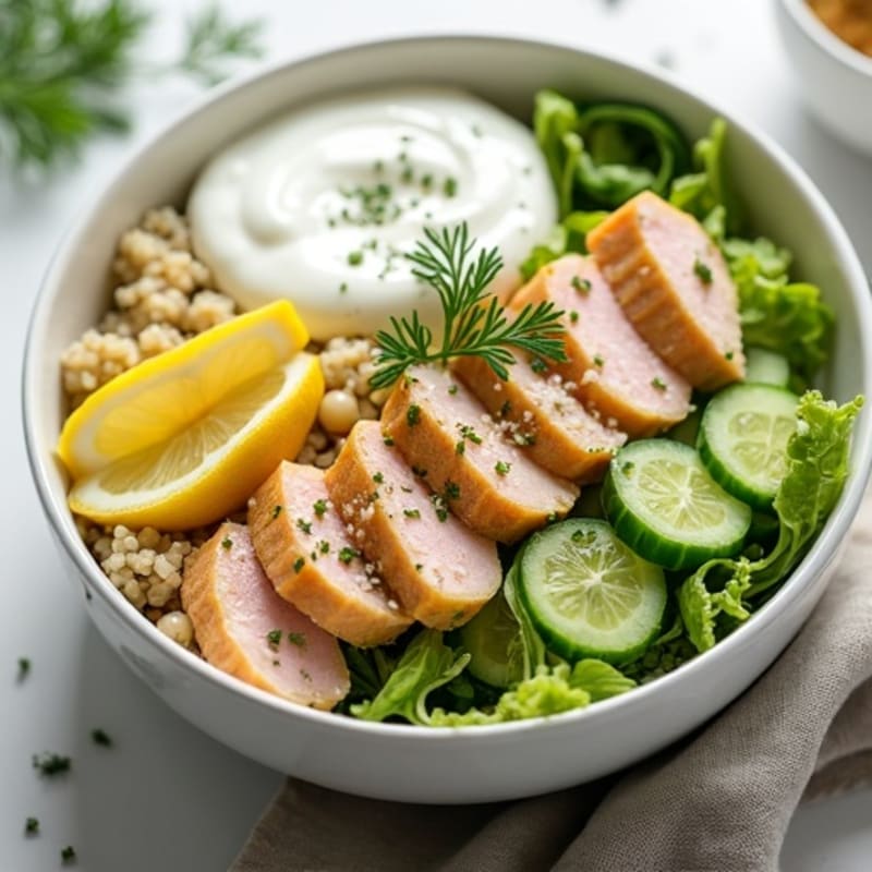 Lemon-Dill Tuna Protein Bowl