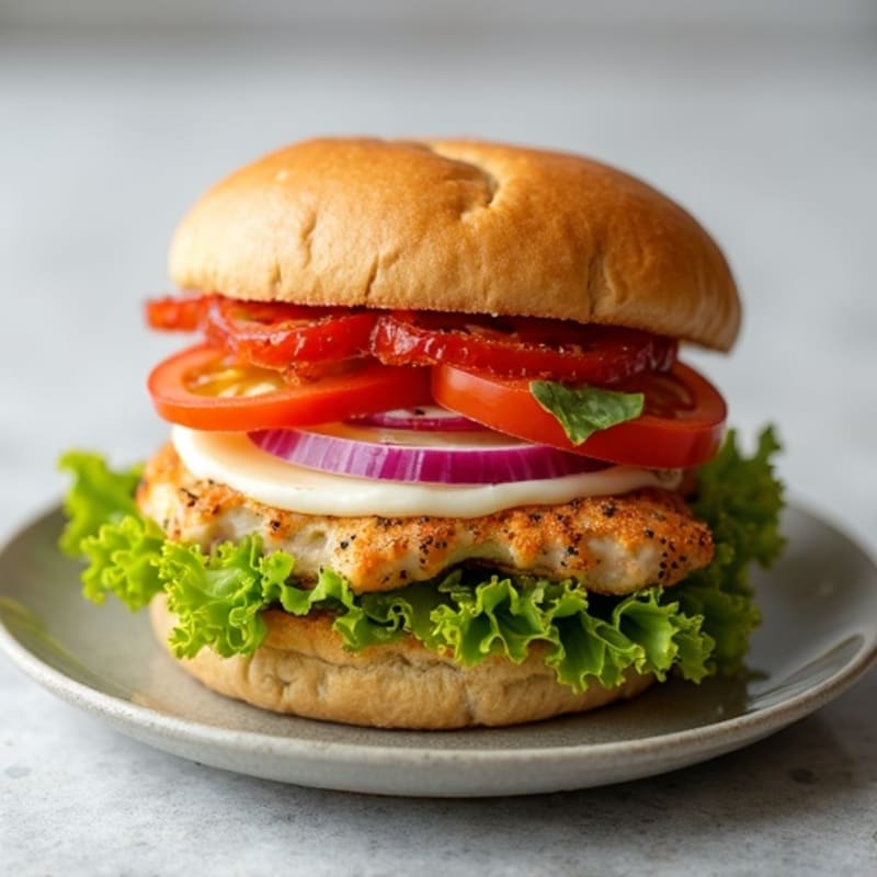Lean Italian Chicken & Crispy Vegetable Sandwich