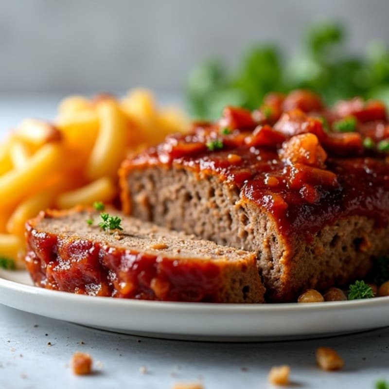 Smoky BBQ Meatloaf with Crispy Bacon
